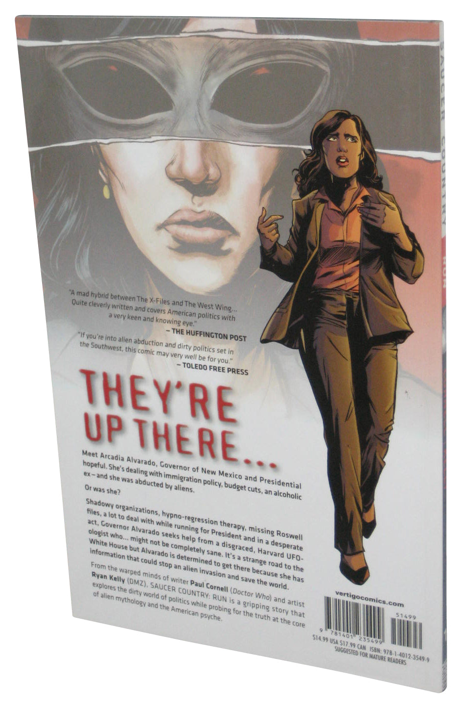 Saucer Country Vol. 1 Run Vertigo Paperback Book - (Paul Cornell)