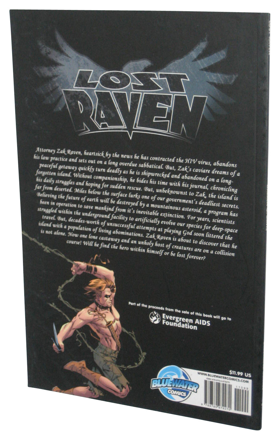 Lost Raven (2007) Blue Water Comics Paperback Book - (Signed)