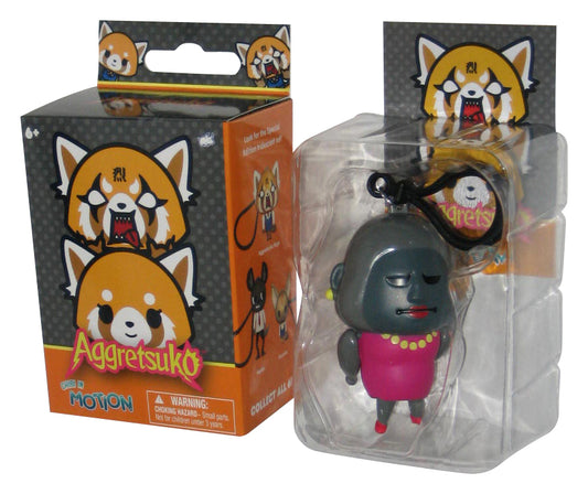 Aggretsuko Chibi In Motion Gori Bullsitoy 2.5 Inch Mini Figure Keychain