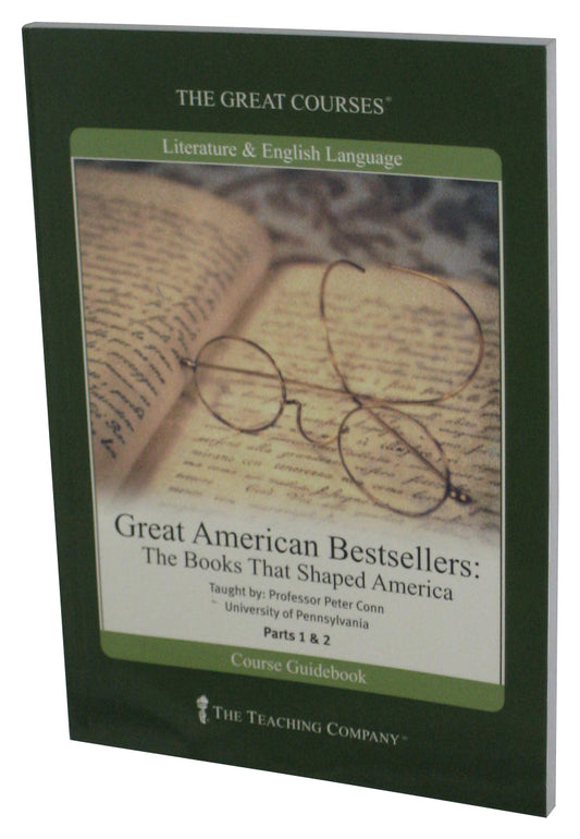 The Great Courses American Bestsellers Shaped America Parts 1 & 2 Course Guide Book