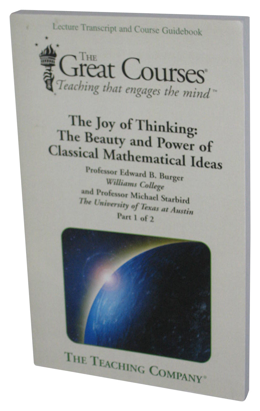 The Great Courses Joy of Thinking Beauty Powers Mathematical Ideas Course Part 1 Guide Book