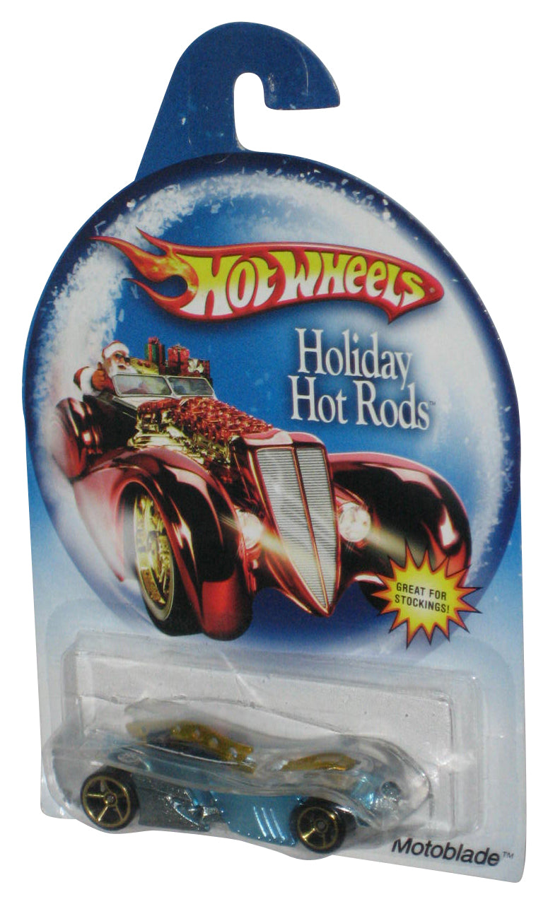 Hot Wheels Holiday Hot Rods (2007) Motoblade Blue Toy Car