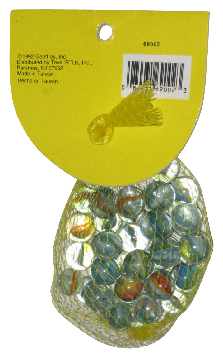 Toys R Us Geoffrey (1992) 41 Cat's Eye Marbles & Bag Toy