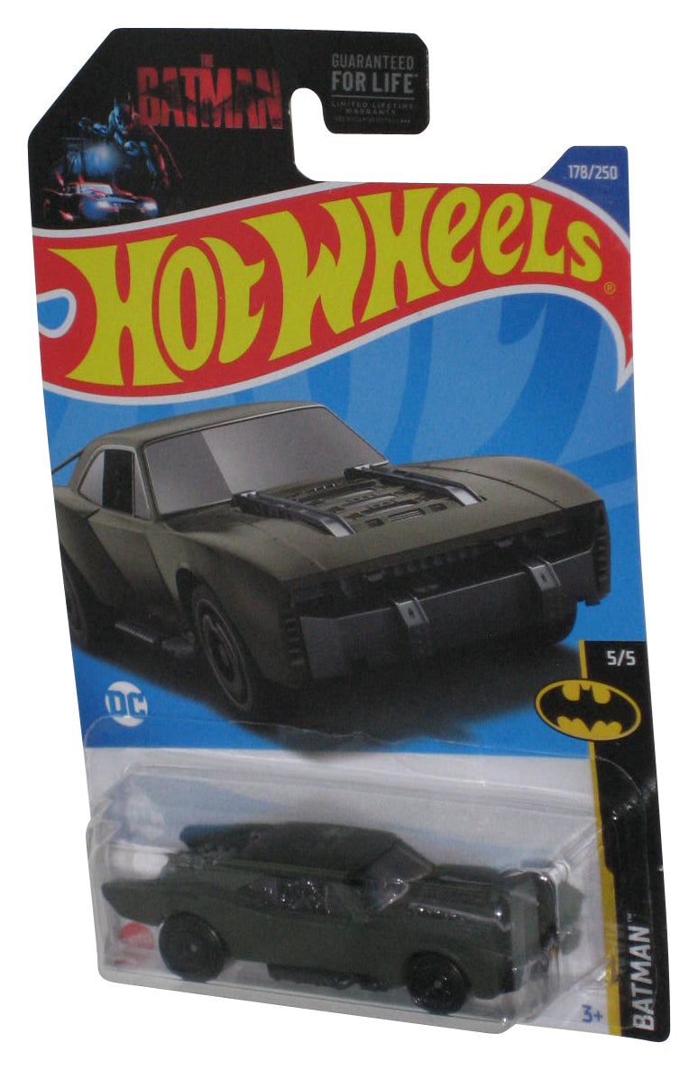 Hot Wheels DC Batman 5/5 Batmobile (2021) Mattel Gray Toy Car 178/250
