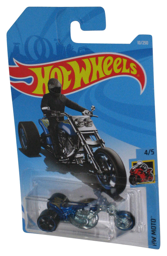 Hot Wheels HW Moto 4/5 Blastous Moto Motorcycle (2017) Blue Toy Bike 10/250