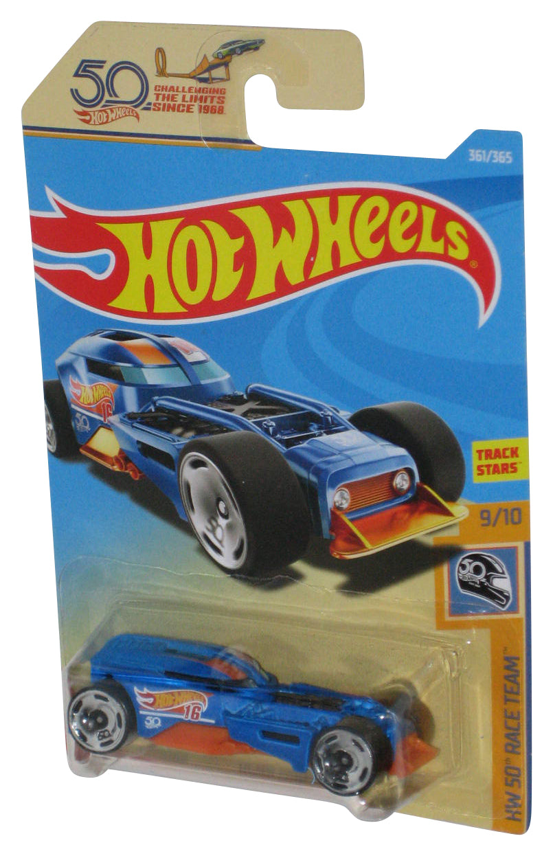 Hot Wheels 50th HW50 Concept (2017) HW 50 Race Team Blue Toy Car 361/365