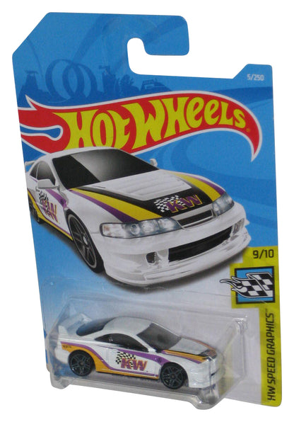 Hot Wheels Custom '01 Acura Integra GSR HW Speed Graphics 9/10 White Toy Car 5/250