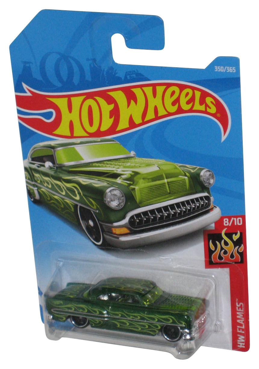 Hot Wheels HW Flames 8/10 (2017) Green Custom '53 Chevy Toy Car 350/365