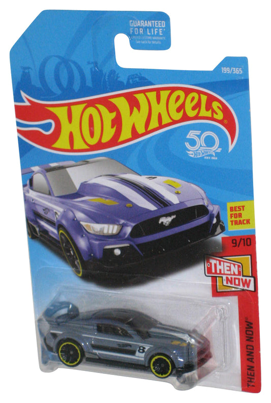 Hot Wheels Then And Now 9/10 (2017) Purple Custom '15 Ford Mustang Toy Car 199/365