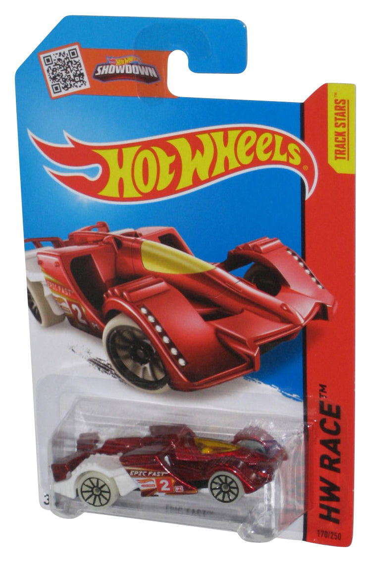 Hot Wheels Showdown HW Race (2013) Epic Fast Red Toy Car 170/250