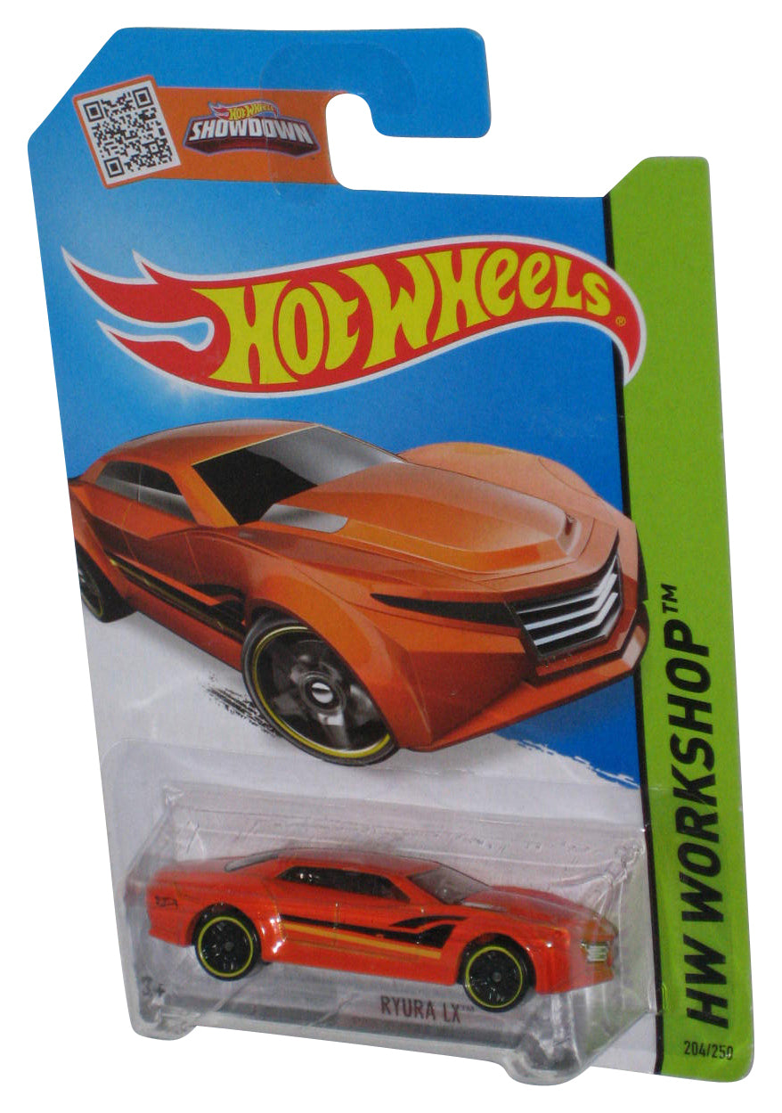 Hot Wheels Showdown HW Workshop (2013) Orange Ryura LX Toy Car 204/250