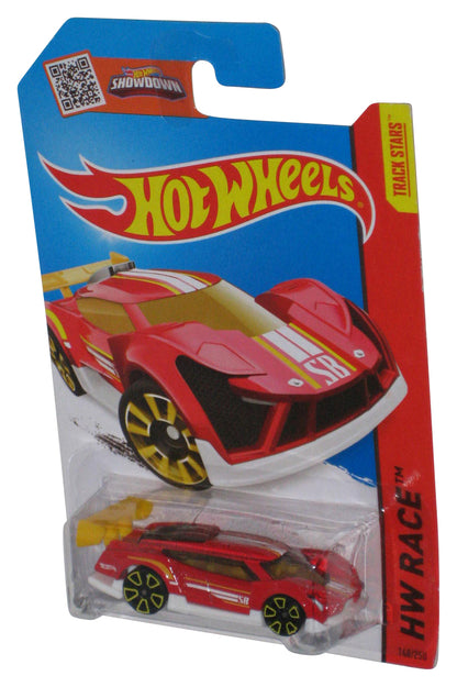Hot Wheels Showdown HW Race (2013) Red Super Blitzen Toy Car 148/250