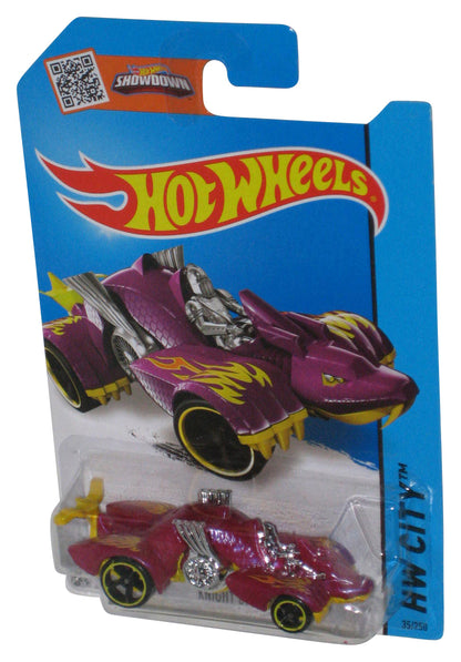 Hot Wheels Showdown HW City (2013) Purple Knight Draggin Toy Car 35/250