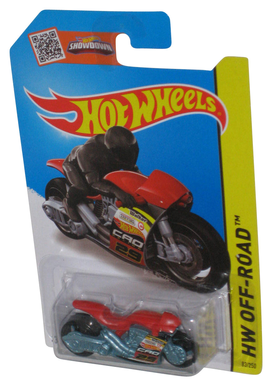 Hot Wheels Showdown HW Off-Road (2013) Street Stealth Red Toy Bike 83/250