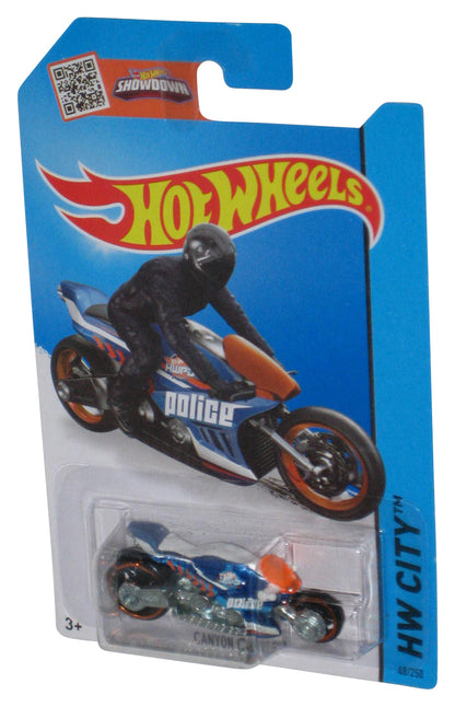 Hot Wheels HW City (2013) Blue & Orange Canyon Carver Toy Bike 48/250