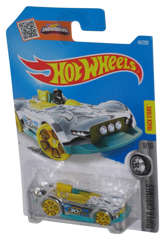 Hot Wheels Super Chromes 9/10 (2015) Teal & Silver Monteracer Toy Car 44/250
