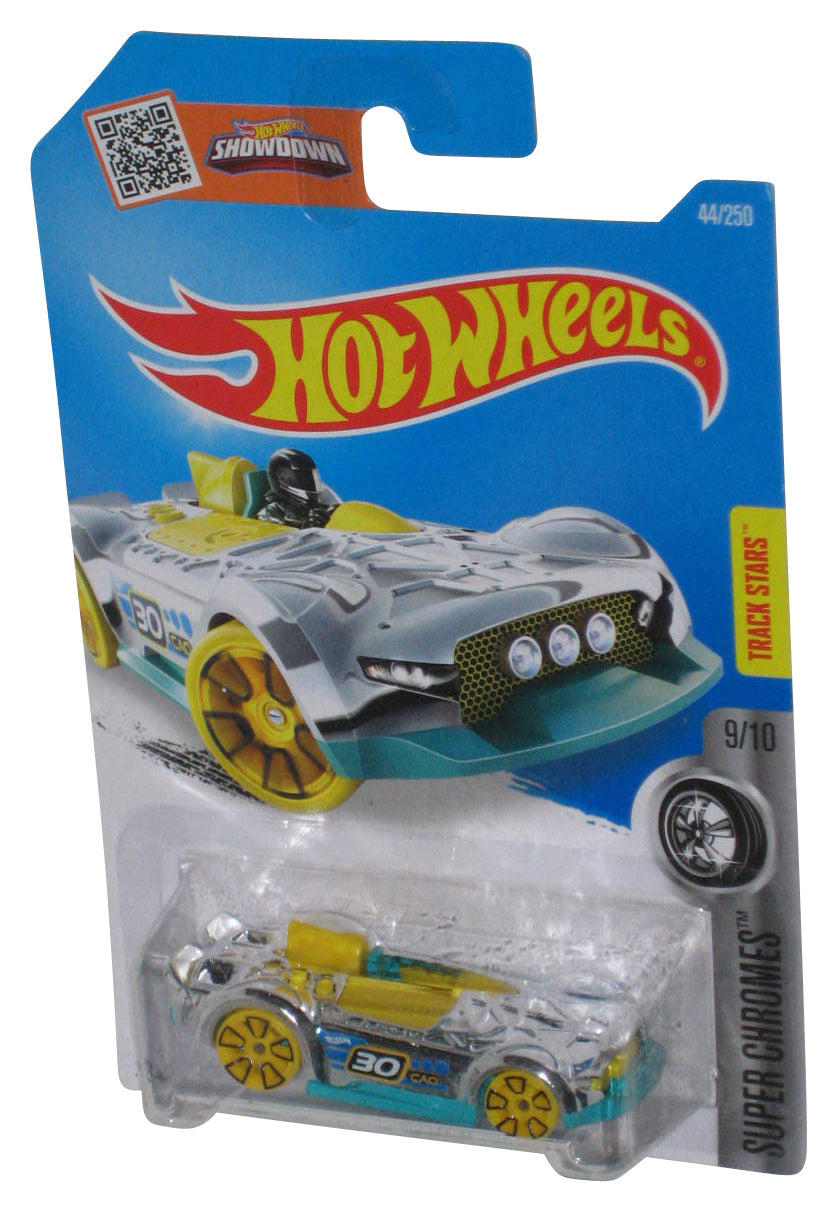Hot Wheels Super Chromes 9/10 (2015) Teal & Silver Monteracer Toy Car 44/250