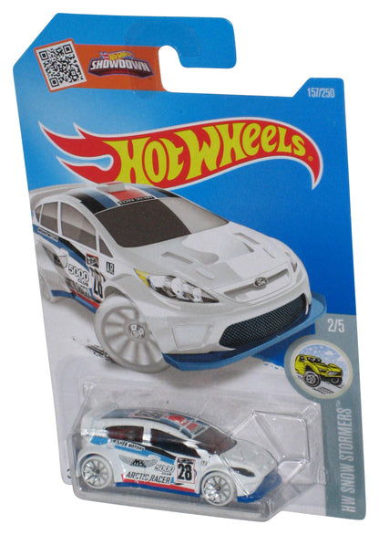 Hot Wheels Showdown HW Snow Stormers (2015) White '12 Ford Fiesta Toy Car 157/250