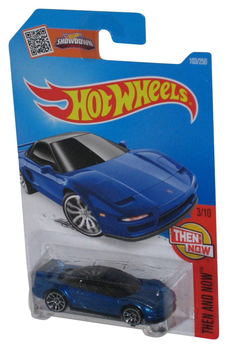 Hot Wheels Then And Now 3/10 (2015) Blue '90 Acura NSX Toy Car 103/250