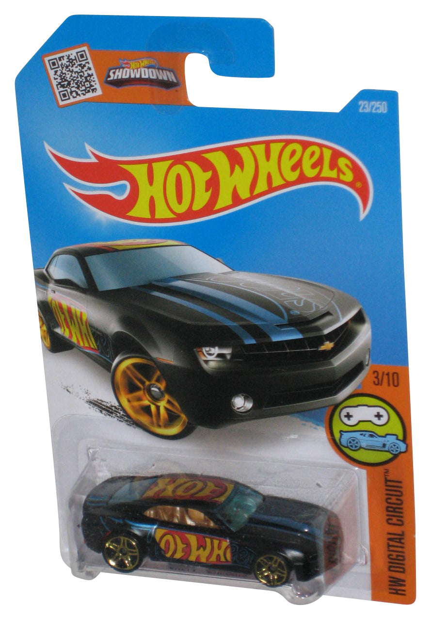 Hot Wheels HW Digital Circuit (2015) Black Chevy Camaro Concept Toy Car 23/250