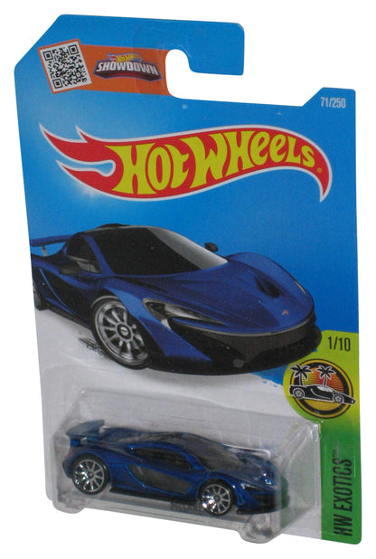 Hot Wheels HW Exotics 1/10 McLaren P1 (2015) Blue Toy Car 71/250
