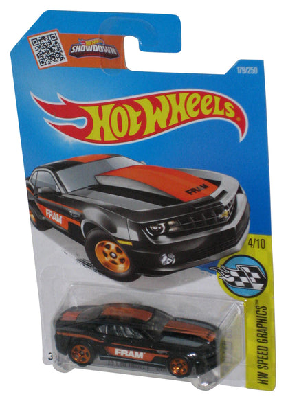 Hot Wheels HW Speed Graphics 4/10 (2015) Black '13 Chevrolet Copo Camaro Toy Car 179/250