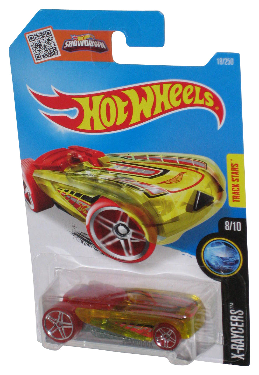 Hot Wheels X-Raycers 8/10 (2015) Clear Yellow Pharodox Toy Car 18/250
