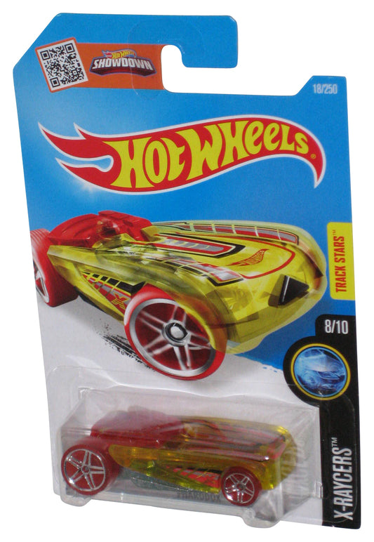 Hot Wheels X-Raycers 8/10 (2015) Clear Yellow Pharodox Toy Car 18/250