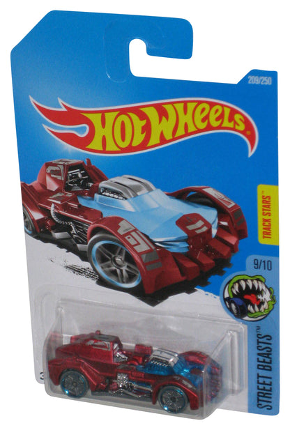 Hot Wheels Street Beasts 9/10 (2015) Red Turbot Toy Car 209/250