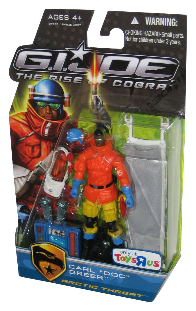 GI Joe Rise of Cobra Carl Doc Greer Arctic Threat (2009) Hasbro 3.75 Inch Figure