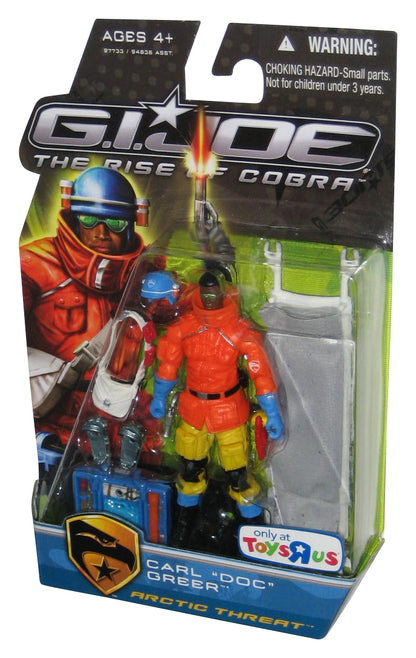 GI Joe Rise of Cobra Carl Doc Greer Arctic Threat (2009) Hasbro 3.75 Inch Figure