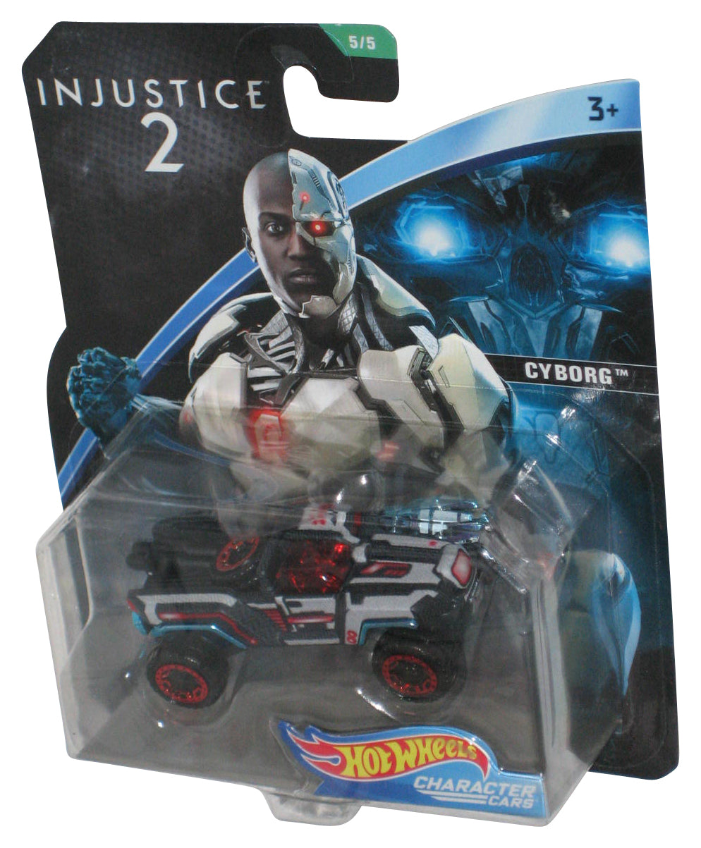DC Comics Injustice 2 Cyborg Hot Wheels (2017) Character Cars Toy Car 5/5