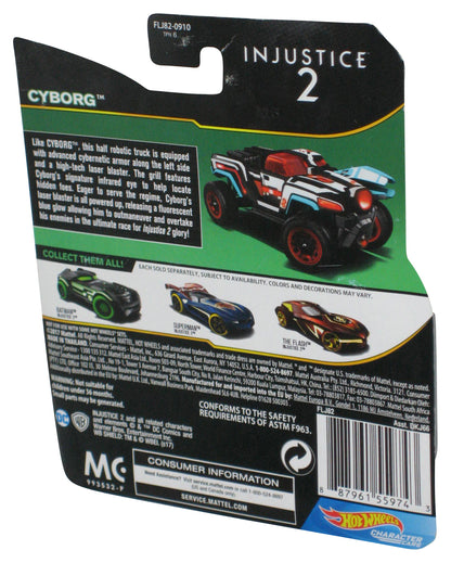 DC Comics Injustice 2 Cyborg Hot Wheels (2017) Character Cars Toy Car 5/5