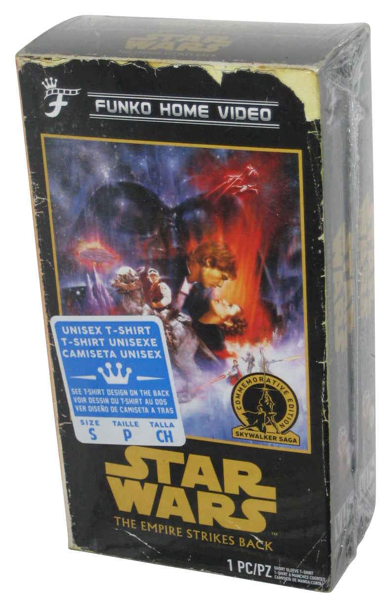 Star Wars Empire Strikes Back Funko Home Video Frame Adult T-Shirt - (Size Small)