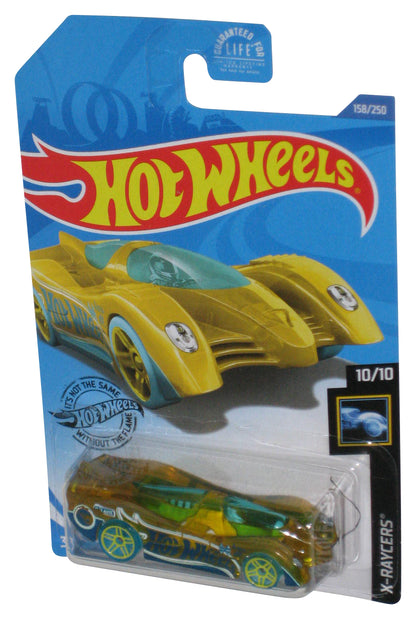 Hot Wheels X-Raycers 10/10 (2017) Yellow Power Pistons Toy Car 158/250