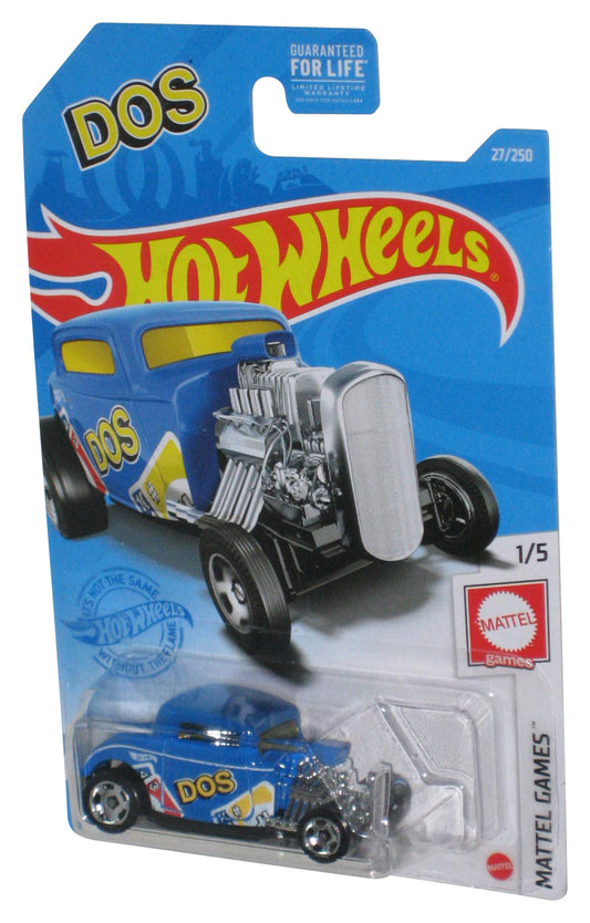 Hot Wheels Mattel Games 1/5 (2020) Blue '32 Ford Toy Car 27/250