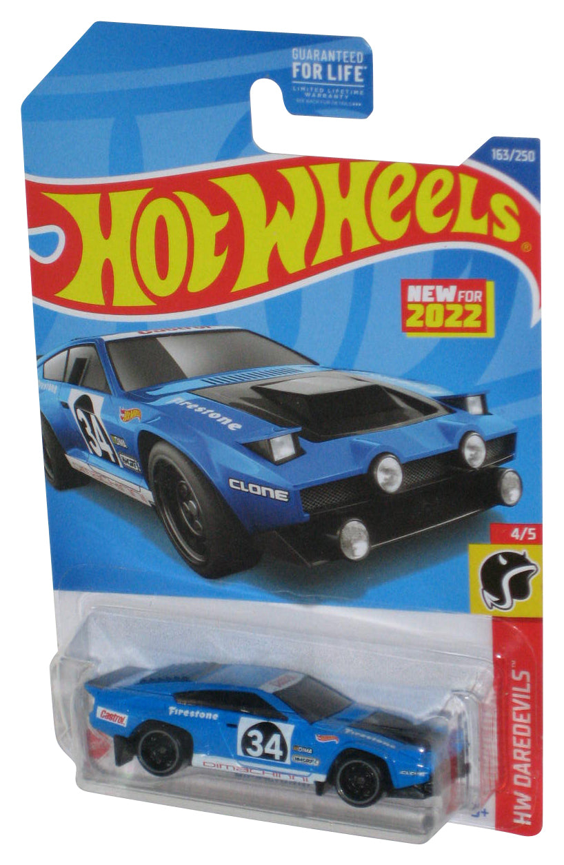 Hot Wheels HW Daredevils 4/5 (2022) Blue Dimachinni Veloce Toy Car 163/250