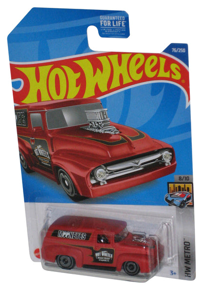 Hot Wheels HW Metro 8/10 (2021) Red '56 Ford F-100 Toy Car 76/250