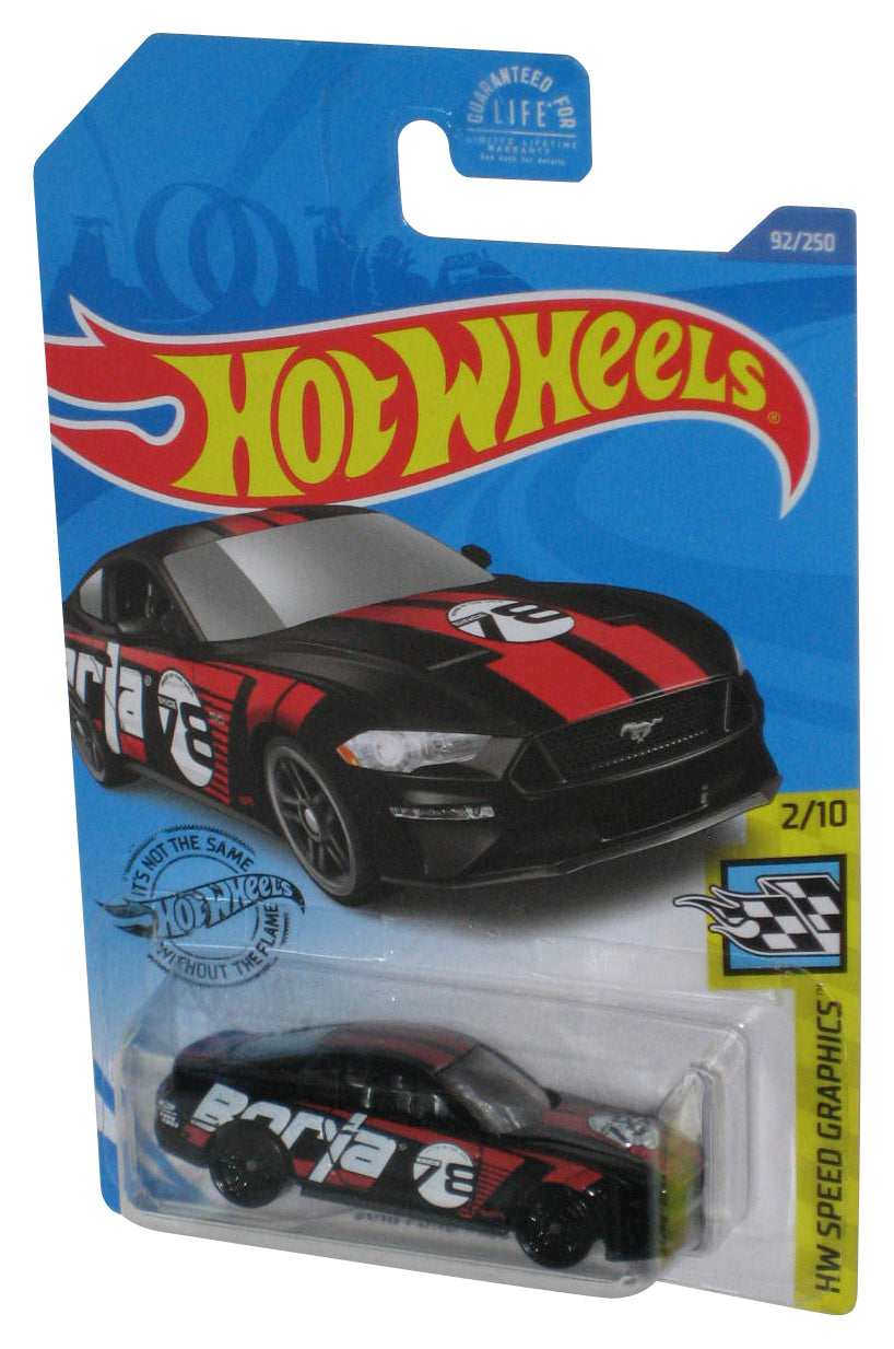 Hot Wheels HW Speed Graphics 2/10 (2017) Black 2018 Ford Mustang GT Toy Car 92/250