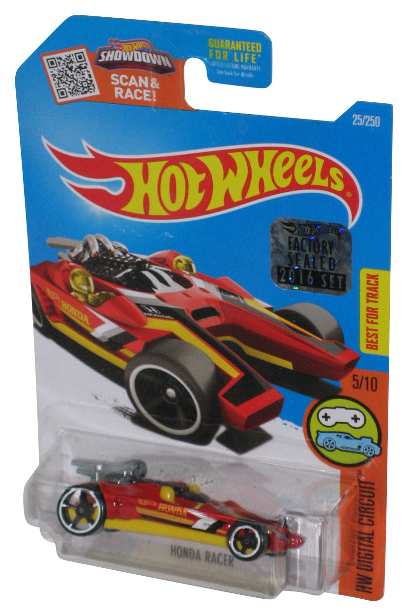 Hot Wheels HW Digital Circuit 5/10 Red Honda Racer Toy Car 25/250 w/ Factory Sealed Sticker