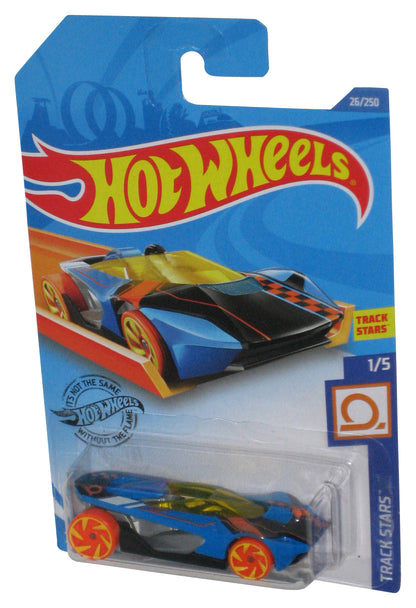 Hot Wheels Track Stars 1/5 (2018) Blue HW Warp Speeder Toy Car 26/250
