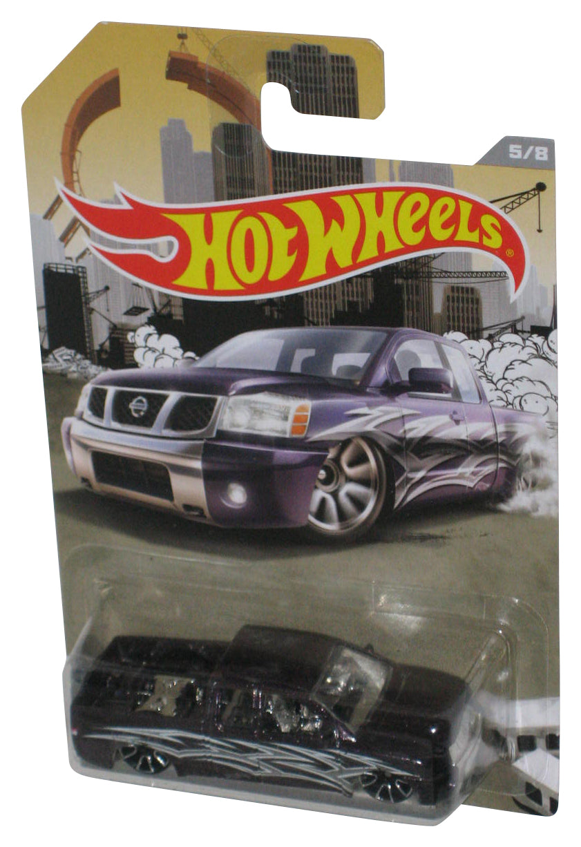 Hot Wheels Nissan Titan (2015) Exclusive Purple Toy Car 5/8