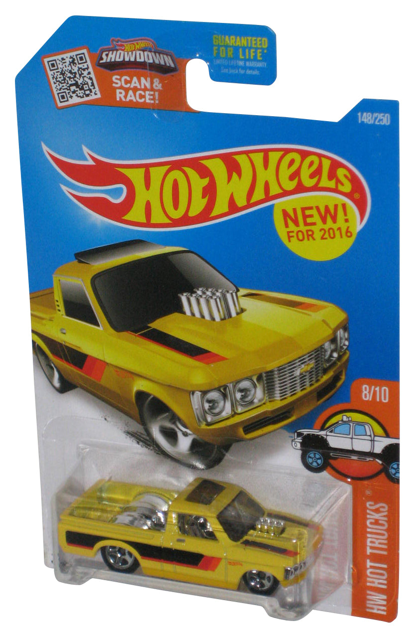 Hot Wheels HW Hot Trucks 8/10 (2015) Yellow Custom '72 Chevy Luv Toy 148/250