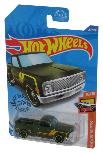 Hot Wheels HW Hot Trucks 10/10 (2017) Green '69 Chevy Pickup Toy 202/250