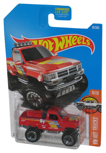 Hot Wheels HW Hot Trucks 6/10 (2015) Red 1987 Toyota Pickup Toy 82/365