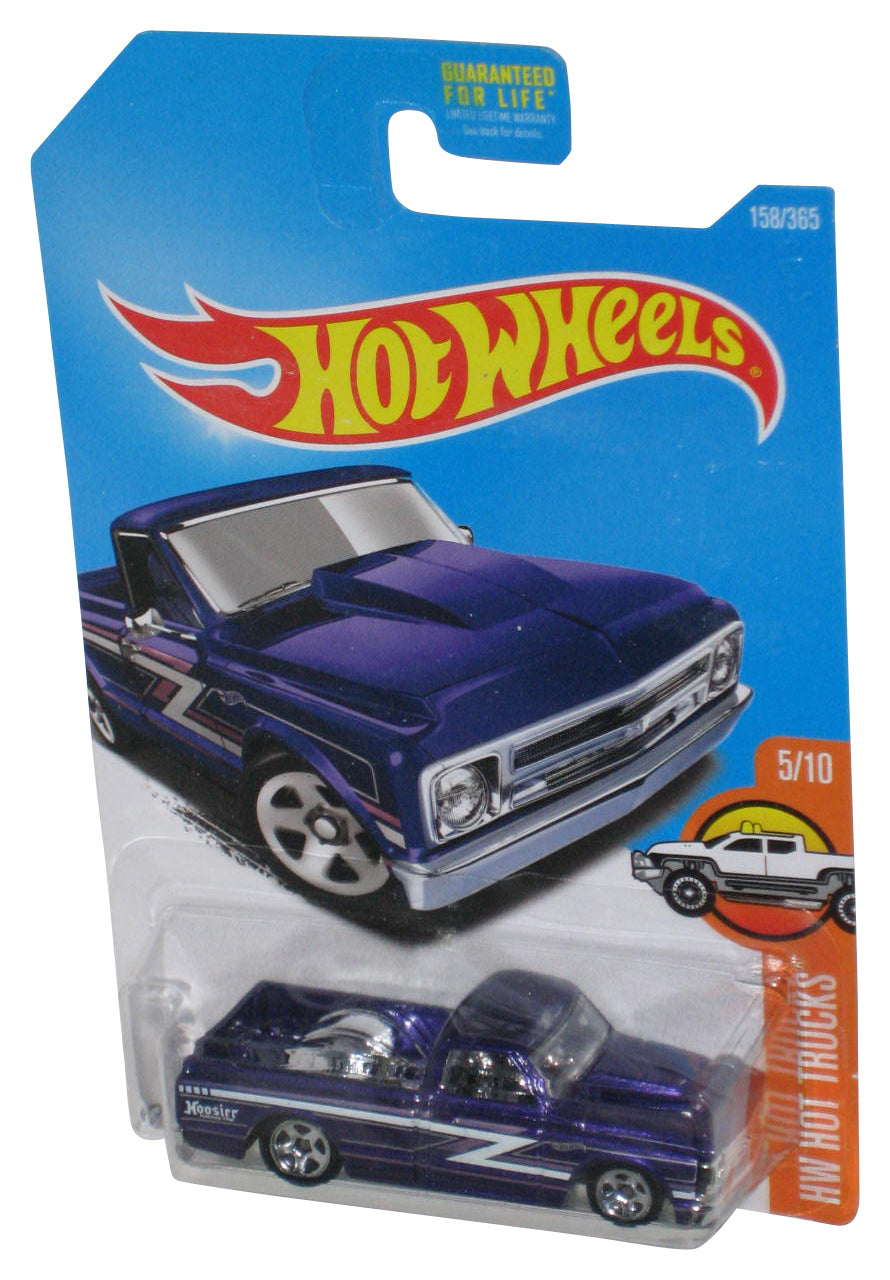 Hot Wheels HW Hot Trucks 5/10 (2015) '67 Chevy C10 Purple Toy 158/365