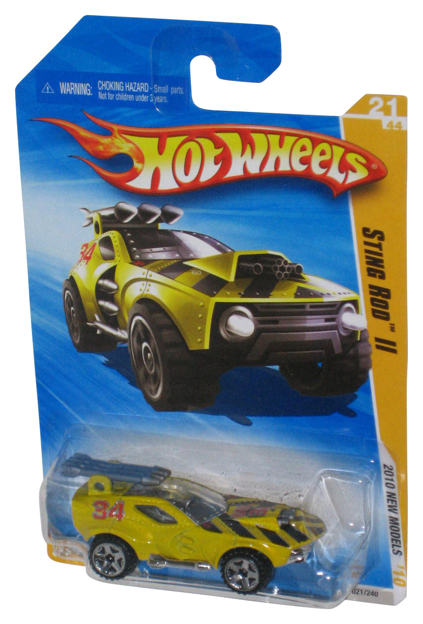 Hot Wheels 2010 New Models 21/44 Yellow Sting Rod II Toy Car 021/240