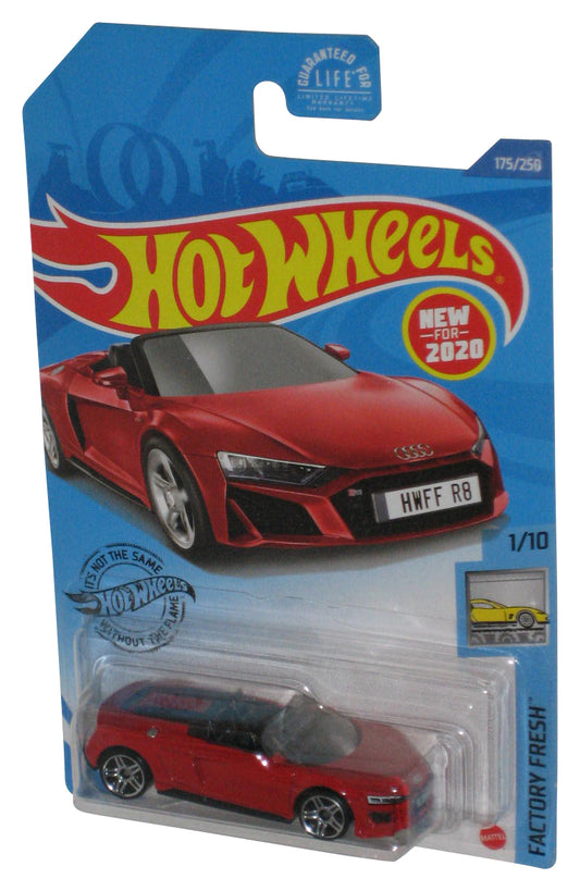 Hot Wheels Factory Fresh 1/10 (2020) Red 2019 Audi R8 Spyder Toy Car 175/250