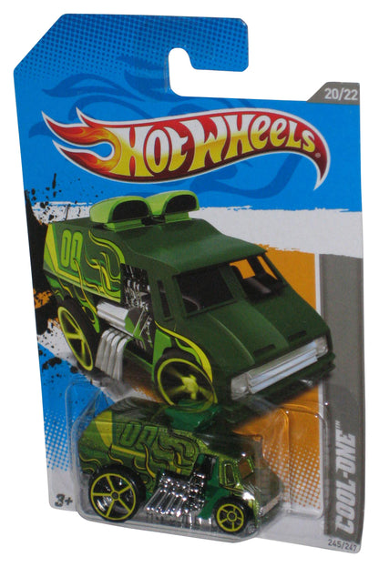 Hot Wheels HW Code Cars '12 (2011) Green Cool-One Toy Car 245/247