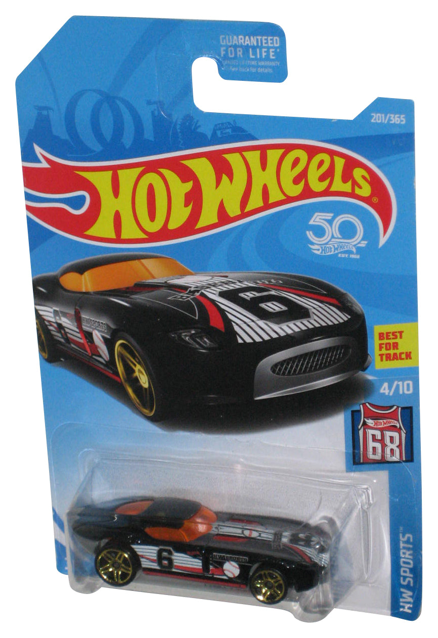 Hot Wheels HW Sports 4/10 (2017) Black Fast Felion Toy Car 201/365